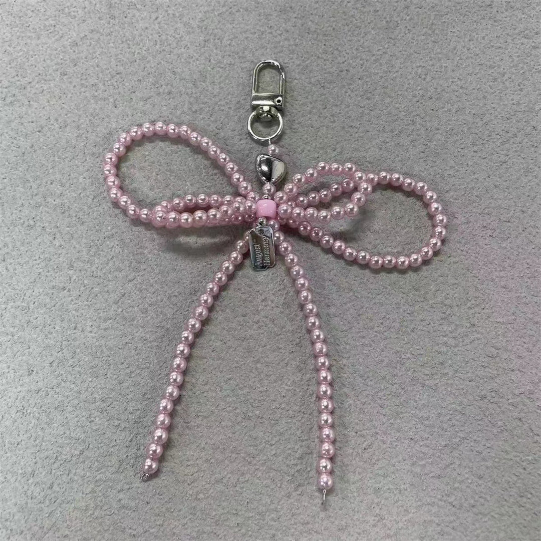 Elegant Pearl Bow Keychain Kalsten