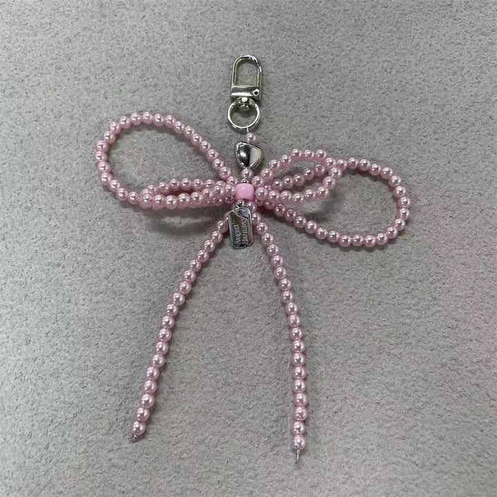 Elegant Pearl Bow Keychain Kalsten