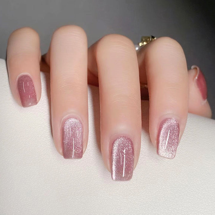 Artificial nail set with elegant glitter finish Kalsten