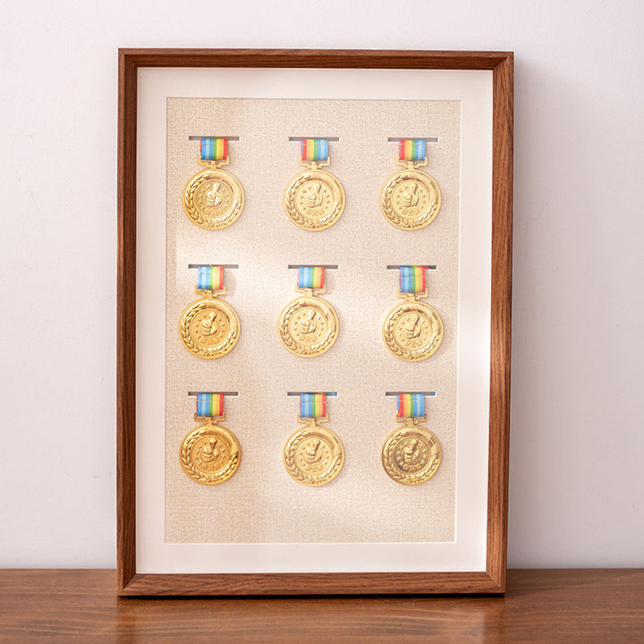 Decorative Medal Display Shadow Box Frame for Home