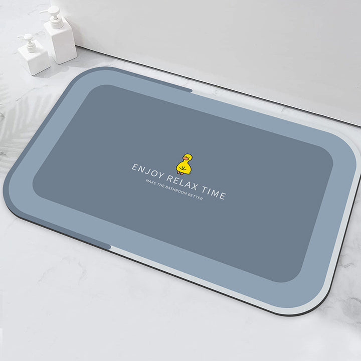 Modern Textured Bathroom Mat for Home
