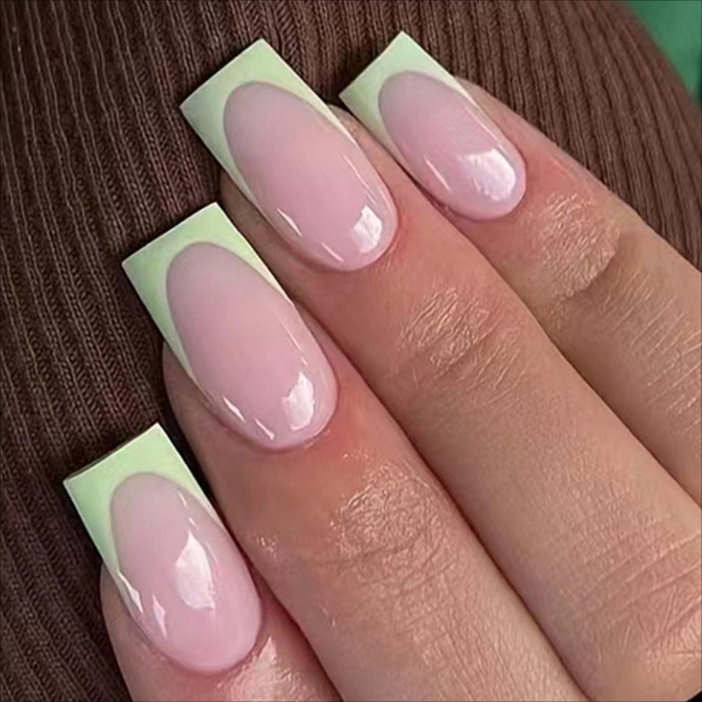 Elegant Marbled Press-On Nail Set