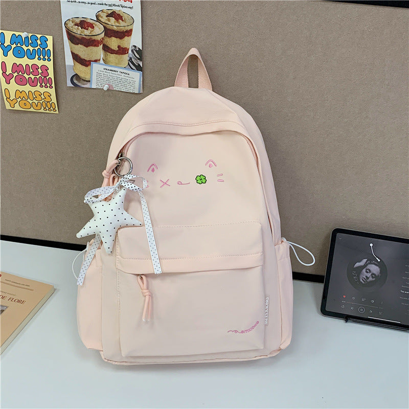 Cute Character-Embellished Backpack Kalsten