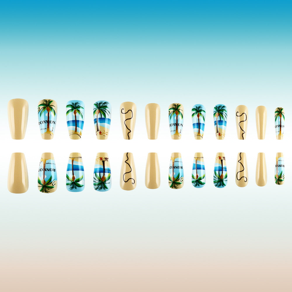 Tropical Paradise Press-On Nails Kalsten