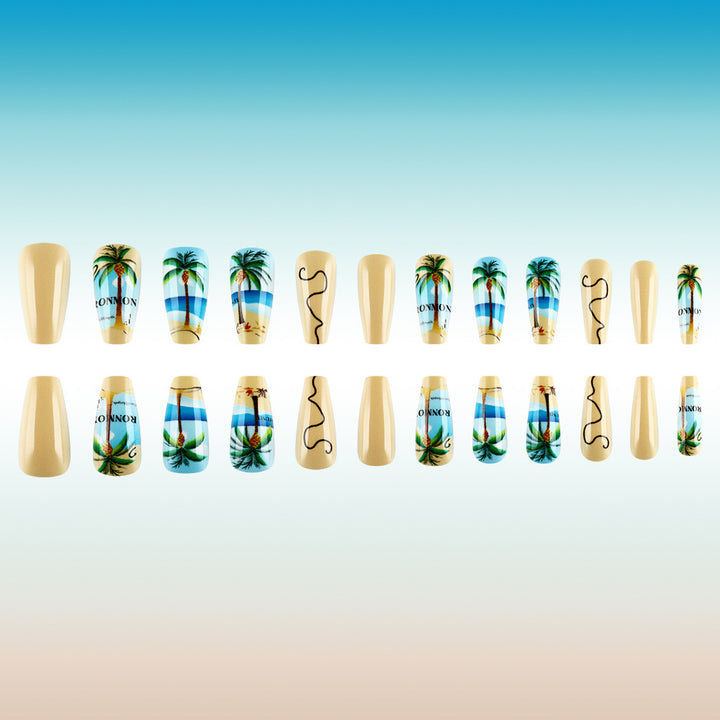 Tropical Paradise Press-On Nails Kalsten