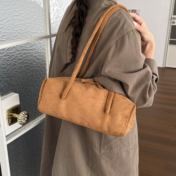 Elegant Suede Handbag