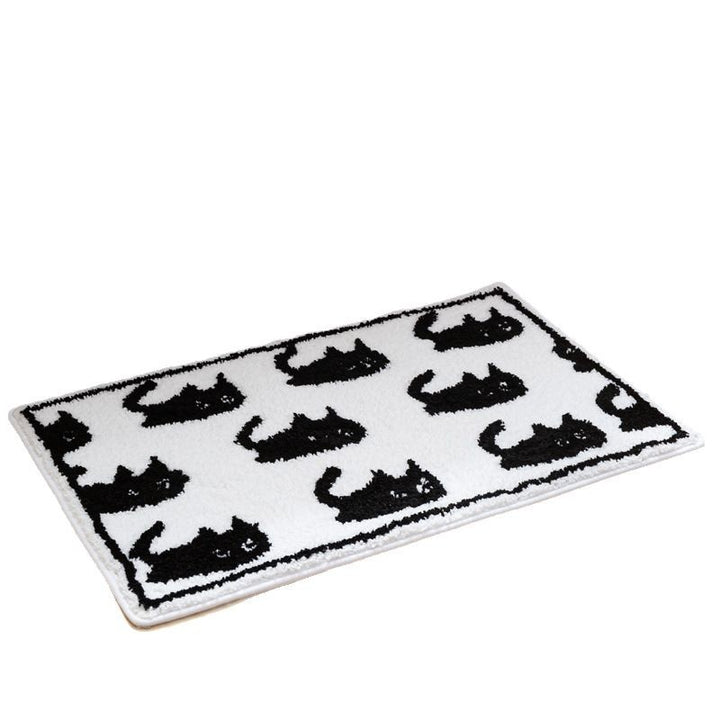 Cute Cat Print Bath Mat