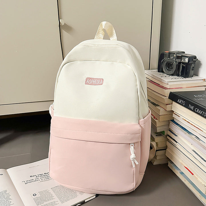 Versatile Casual Backpack with Cute Keychain Kalsten