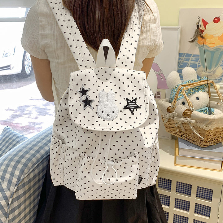 Cute Animal-Themed Polka Dot Backpack Kalsten