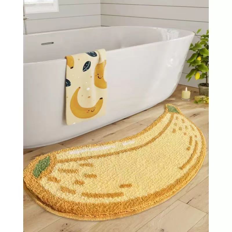 Lemon-Shaped Bath Mat Kalsten