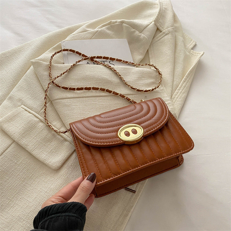 Quilted Chain Link Crossbody Handbag Kalsten