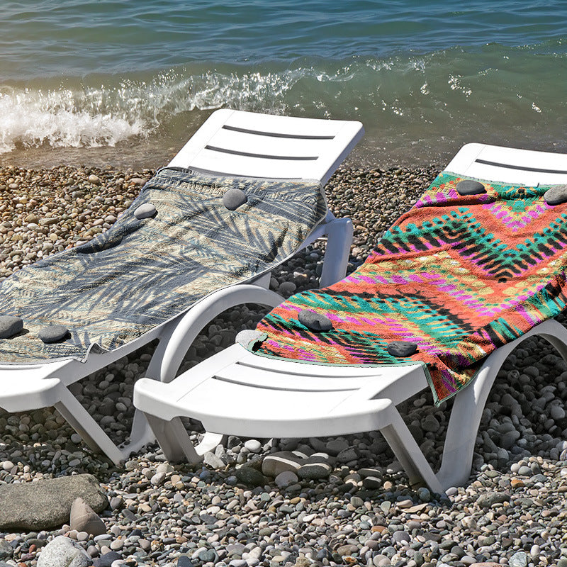 Beach towel made of skin-friendly microfiber with a creative pattern mix Kalsten