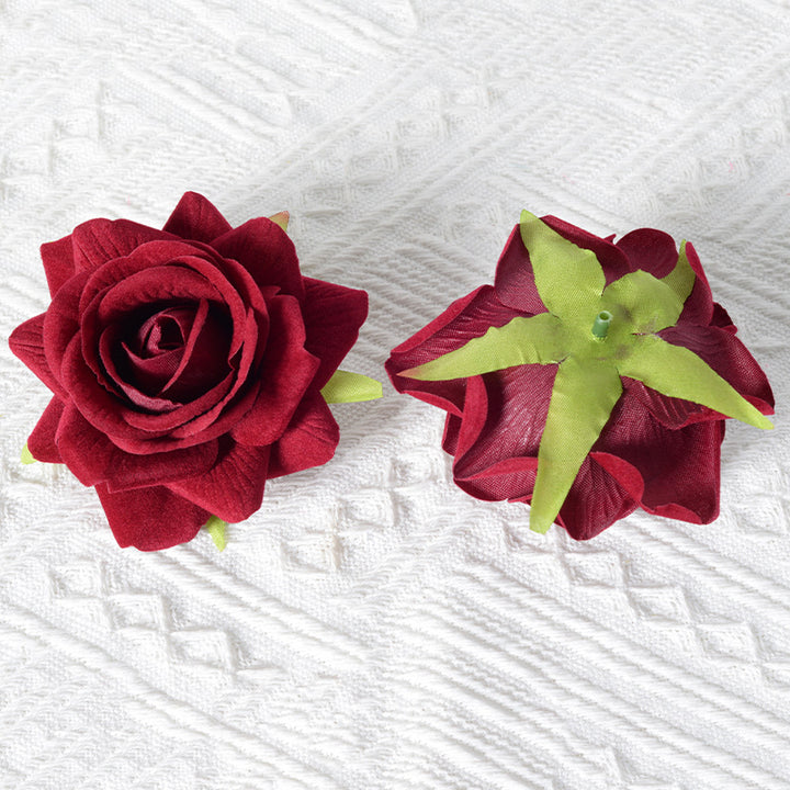 Elegant Fabric Rose Hair Clip