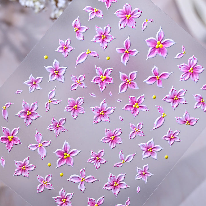 Floral Nail Art Decoration Stickers