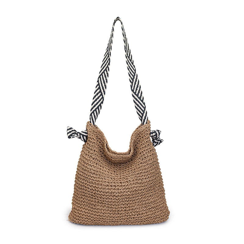 Woven Straw Beach Tote