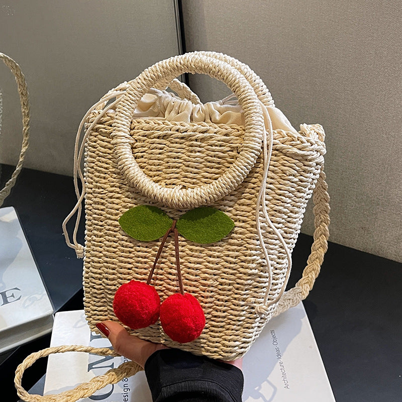 Handcrafted Straw Crossbody Bag