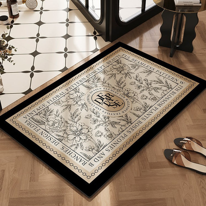 Botanical Design Kitchen Rug Kalsten