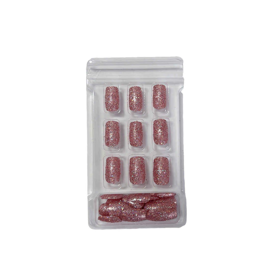 Glamorous Glitter Artificial Nails Kalsten