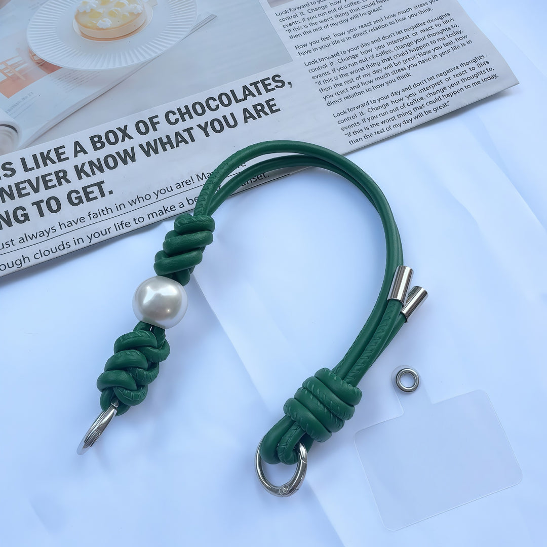 Elegant Braided Keyring Strap Kalsten