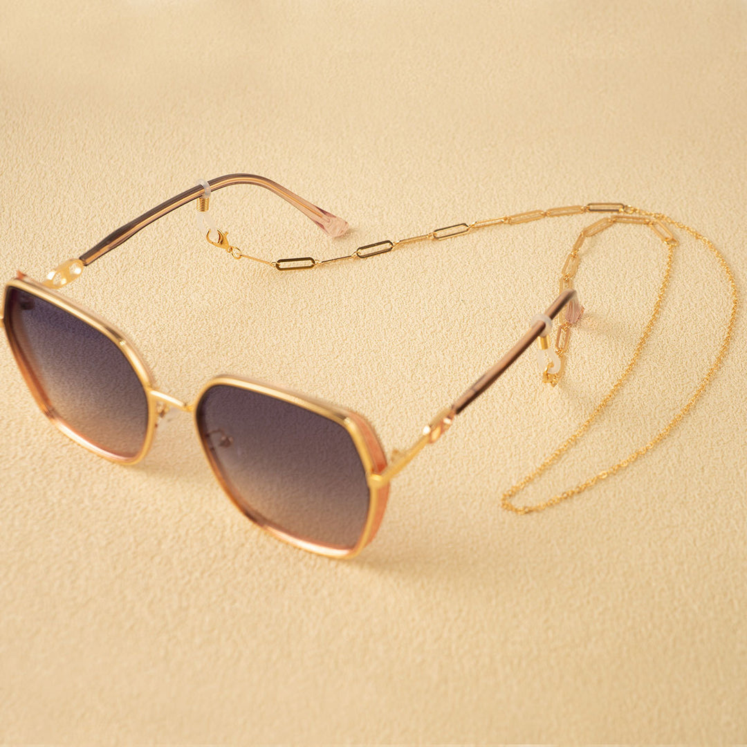 Elegant Paperclip Style Eyewear Chain Kalsten