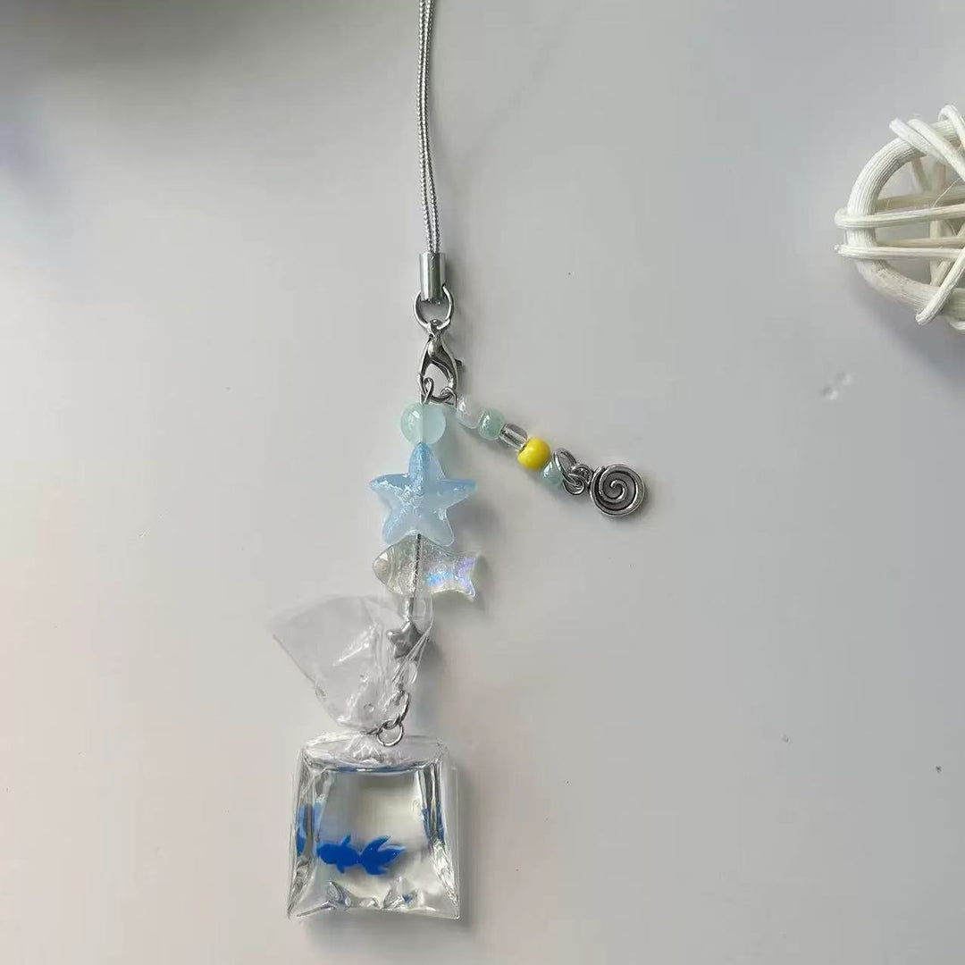 Whimsical Marine-Themed Hanging Keychain Kalsten