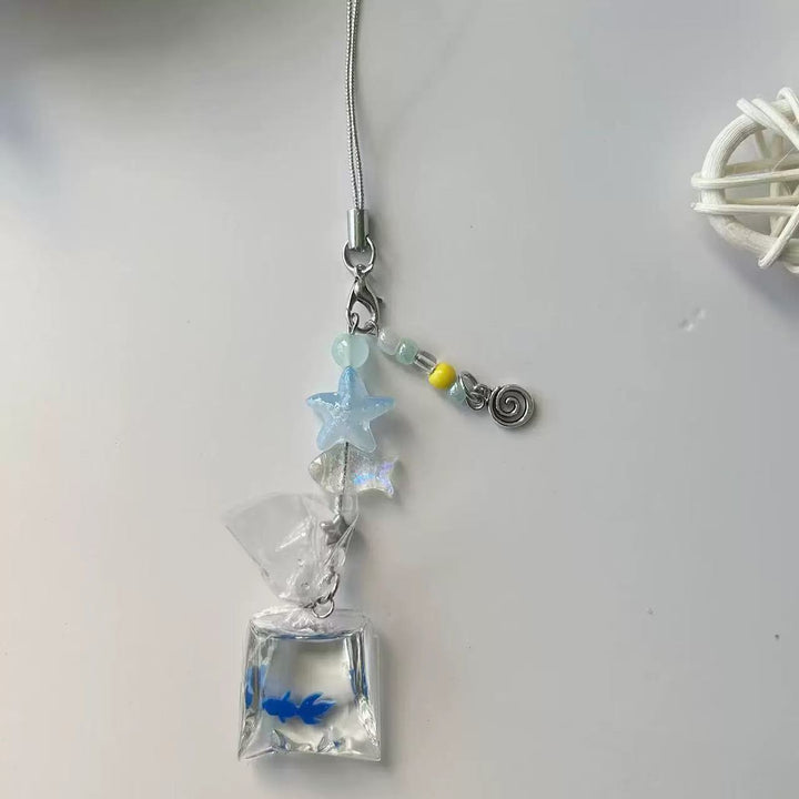 Whimsical Marine-Themed Hanging Keychain Kalsten