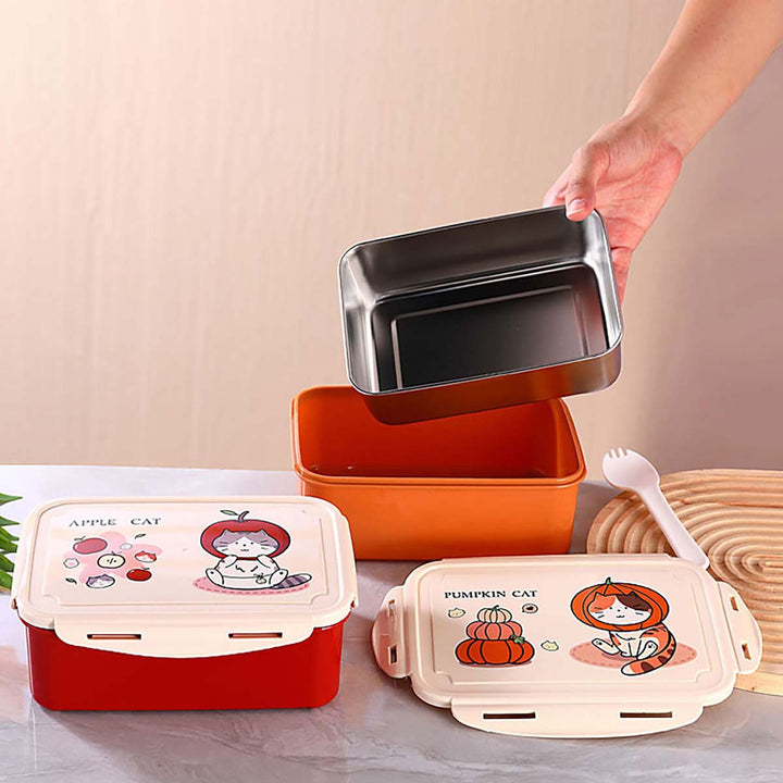 Creative Cat-Themed Food Storage Container