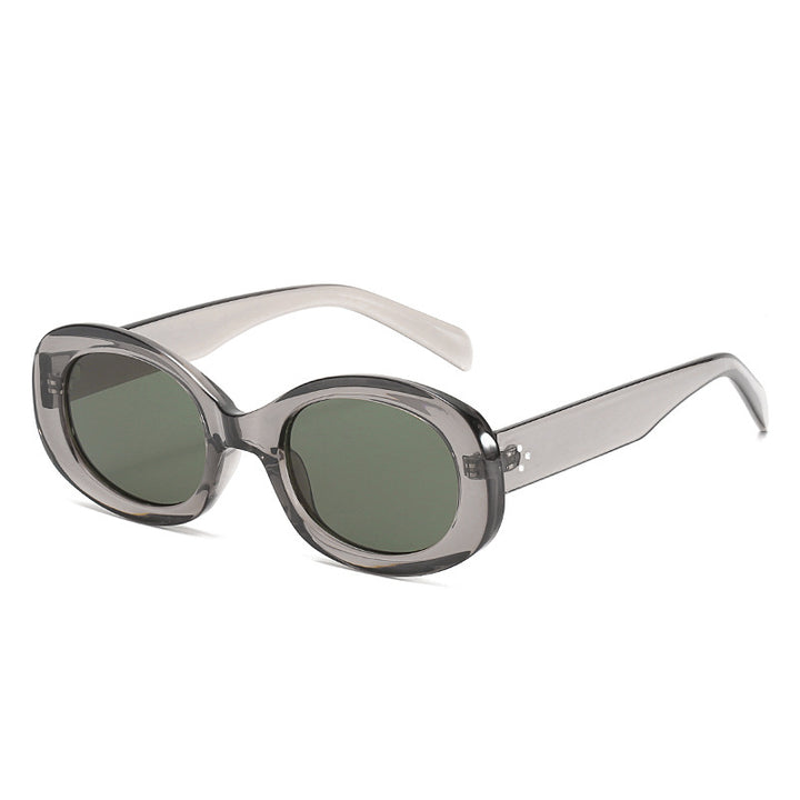 Vintage-Style Oval Frame Sunglasses Kalsten