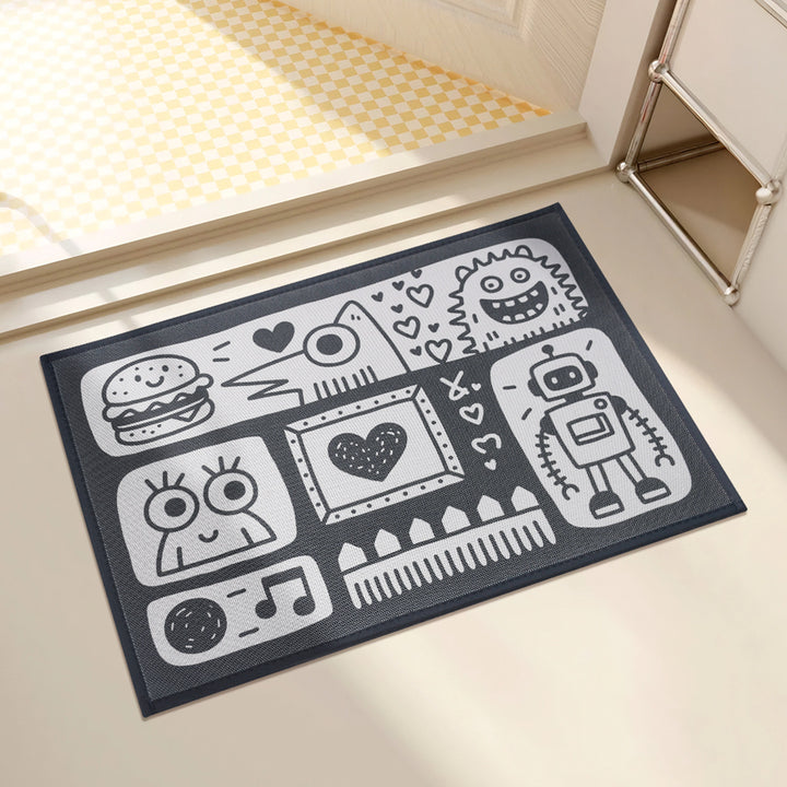 Adorable Capybara-Themed Door Mat for Home