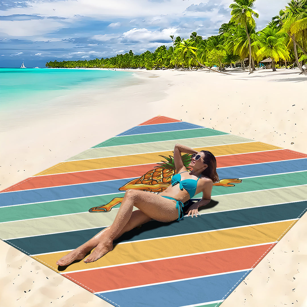 Mandala Design Beach Mat Kalsten