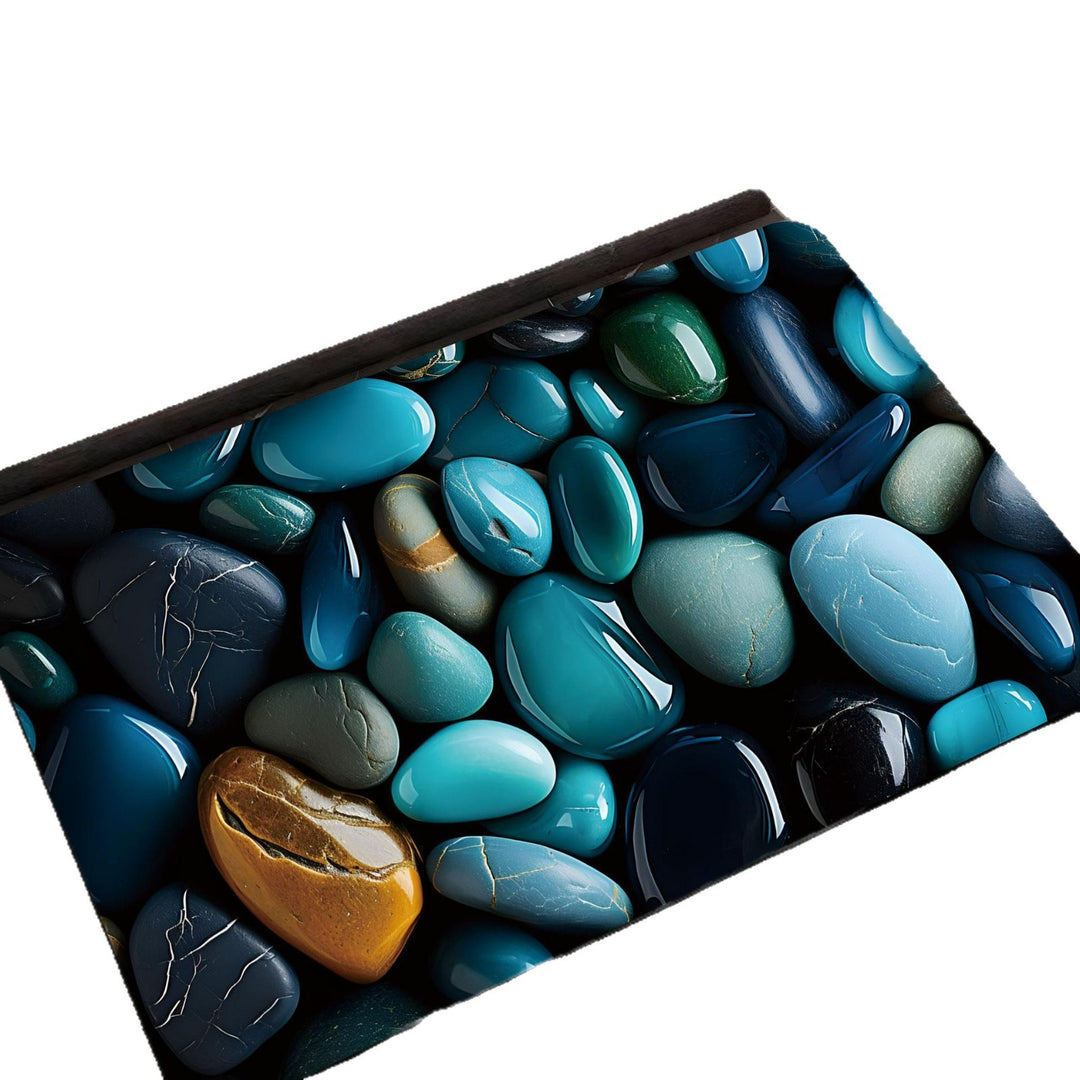Decorative Pebble Pattern Area Mat Kalsten