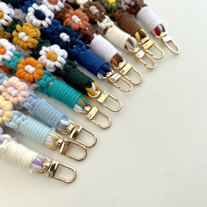 Floral Macrame Keychain Holder Kalsten 1788942629