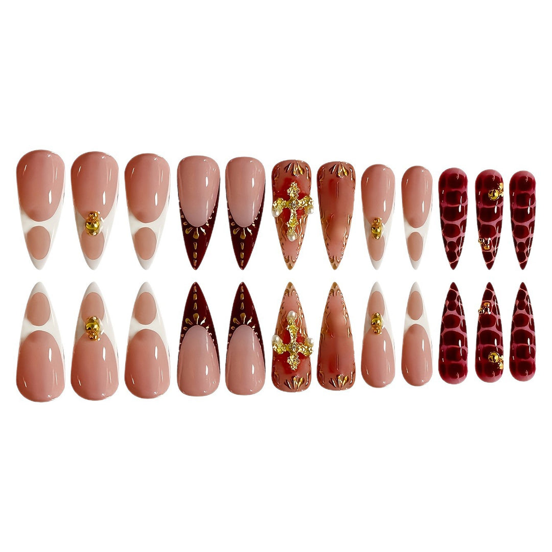 Elegant Sculpted Nail Enhancements Kalsten