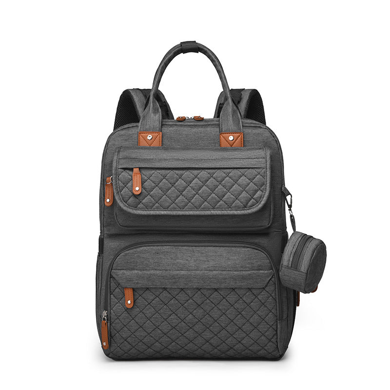 Multi-Functional Quilted Travel Backpack Kalsten