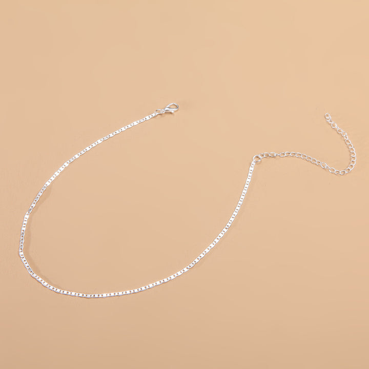 Stylish Silver Necklace Kalsten