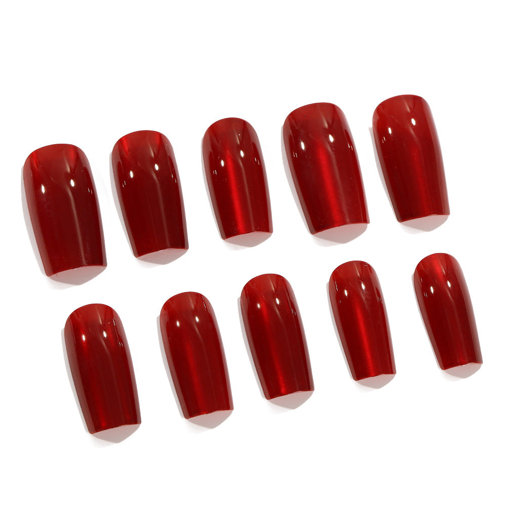 Elegant artificial nails with a luxurious glossy finish Kalsten