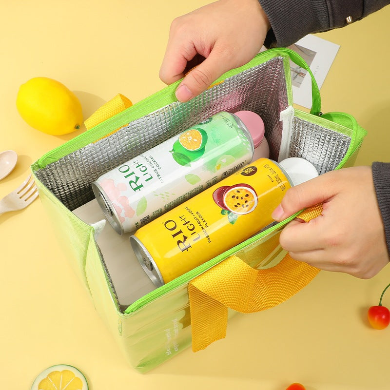 Insulated Lunch Tote with Zipper