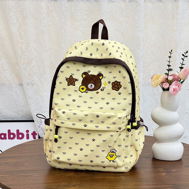 Cute Illustrated Animal-Themed Backpack Kalsten