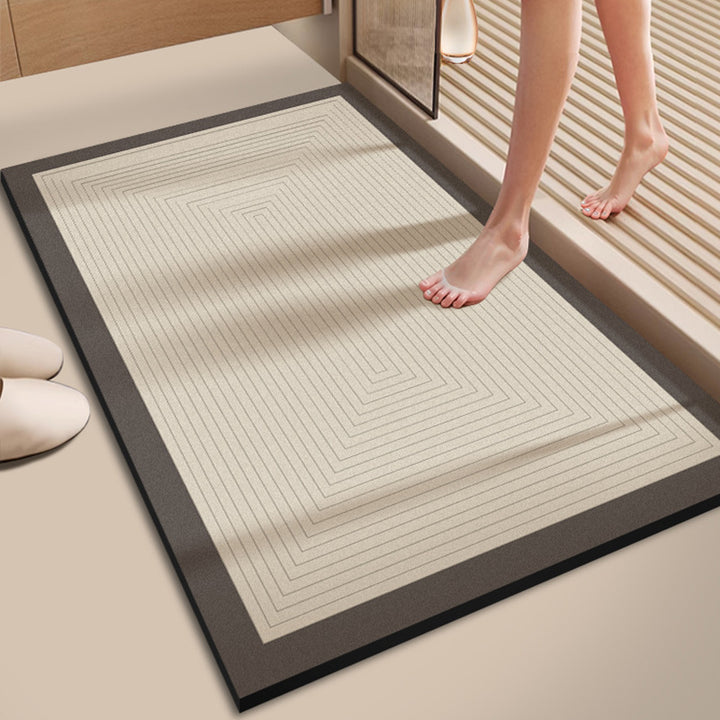 Absorbent Bathroom Floor Mat Kalsten