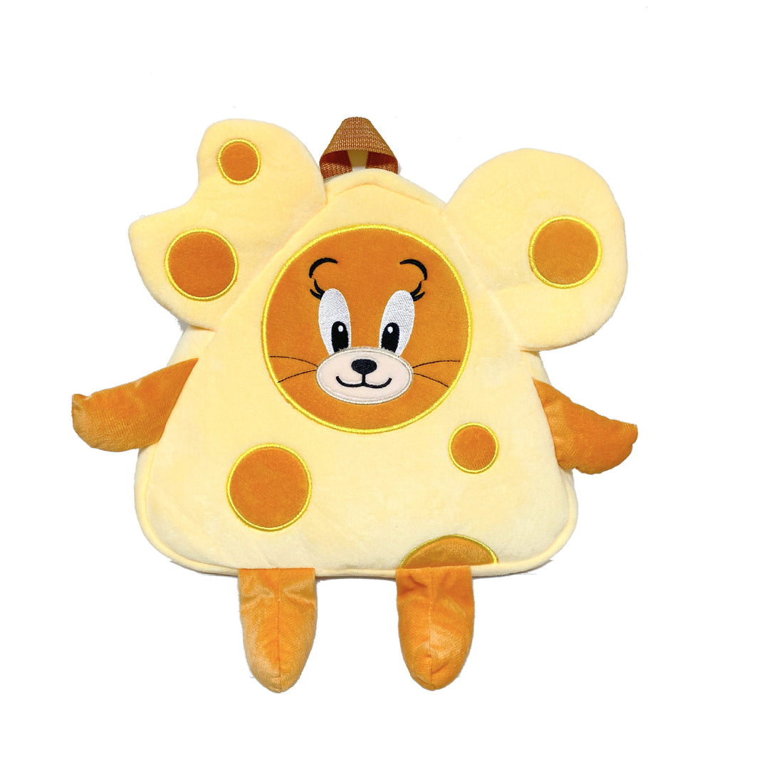 Plush Backpack in Cheese Design Kalsten