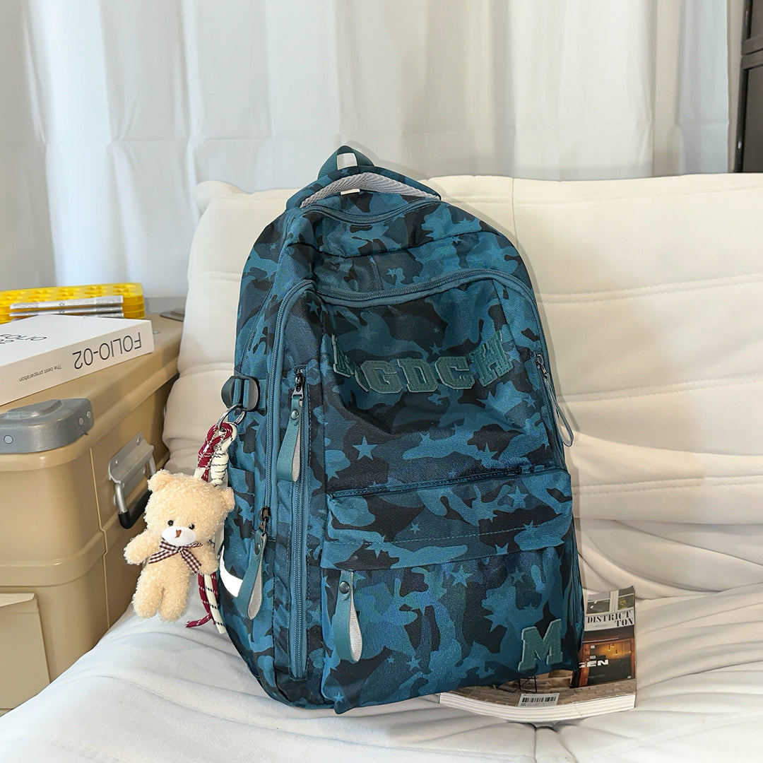 Durable Camo-Printed Day Backpack Kalsten