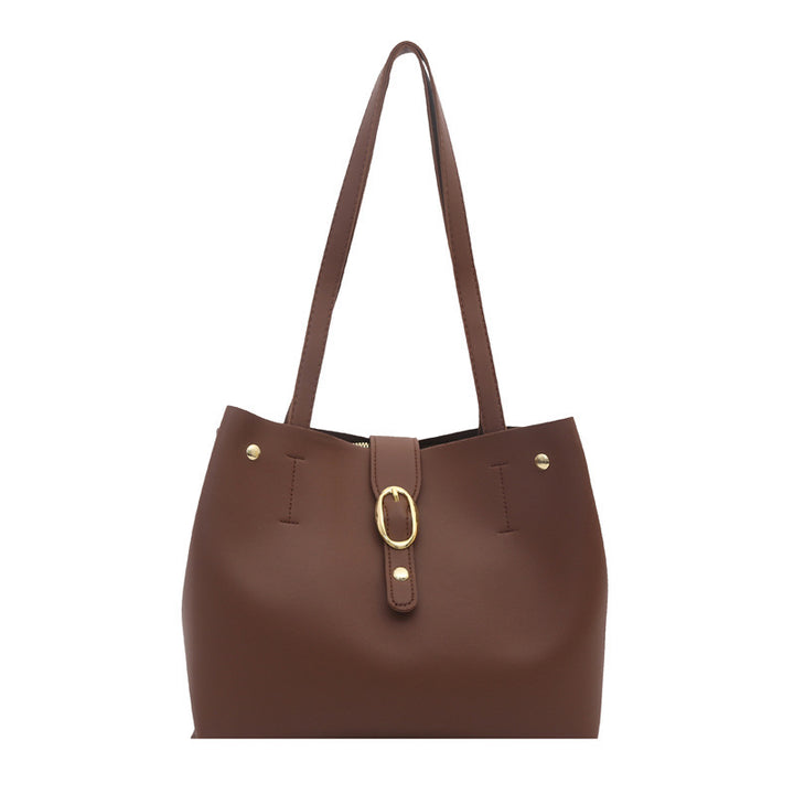 Structured Leather Tote Bag Kalsten
