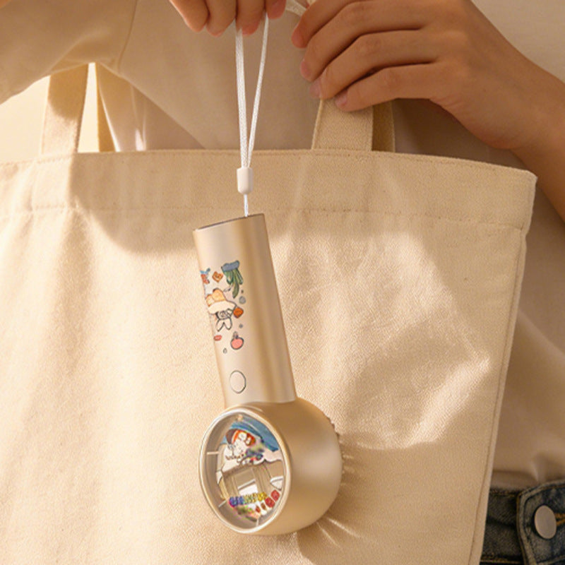 Ladies Portable Hand Fan in Playful Animal Design Kalsten