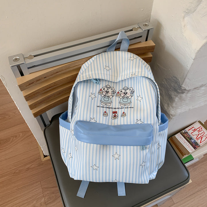 Backpack with Colorful Animal Design and Practical Compartments Kalsten