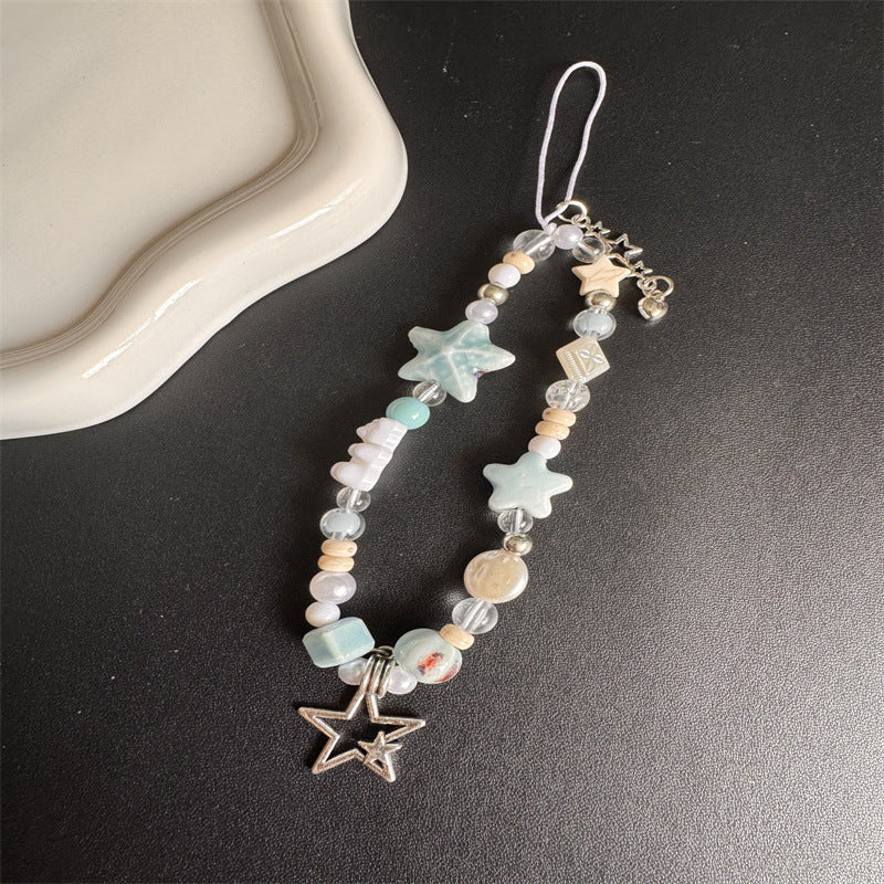Star-Themed Beaded Charm Necklace Kalsten