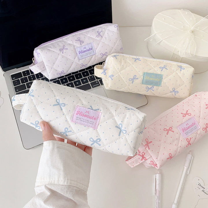 Quilted Pencil Case with Zipper Kalsten