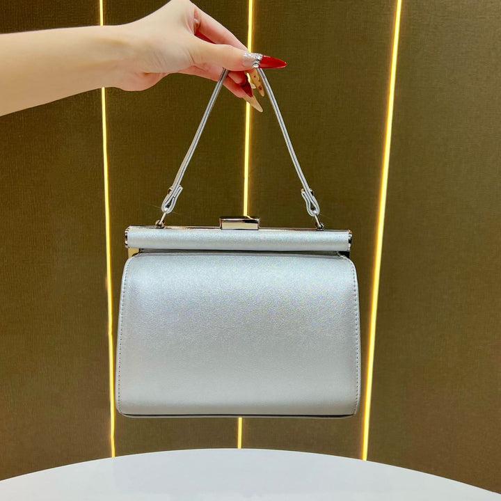 Glamorous Satin Evening Handbag