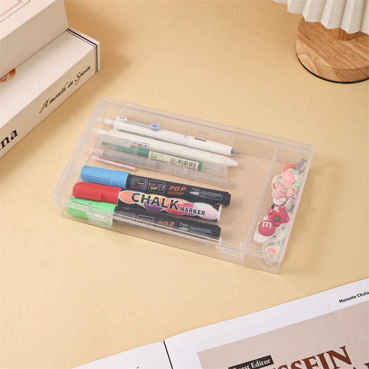 Transparent Storage Organizer with Secure Lid Kalsten