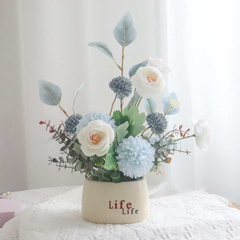 Elegant Faux Floral Centerpiece