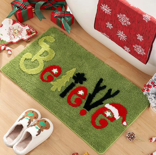 Whimsical Gnome-Themed Bath Mat Kalsten